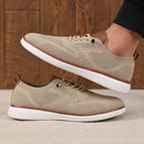 Moda avant garde sapatos esportivos masculinos malha respirável aparência na moda sapatos planos versátil rua sapatos casuais