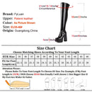 Botas acima do joelho de couro envernizado elástico para mulheres sexy t mostrar sapatos plataforma grossa botas mulher 15cm gótico coxa botas altas