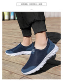 Yrzl novos tênis de corrida para homens respirável sapatos esportivos de pouco peso moda verão respirável tênis para homem plus size 39-46