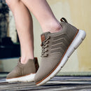 Tênis casual sapatos respirável masculino andando malha sola macia ao ar livre anti deslizamento viagem confortável tênis de corrida tenis masculino