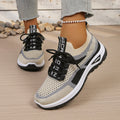 Sapatos femininos de duas cores para trabalho, tênis casuais femininos 2026 com frete grátis.