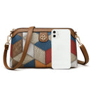 Neutral style backpack for men and women, cross-body bag, small-sized ethnic single shoulder bag, color combination