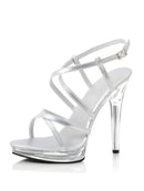 Sapatos de festa de casamento de verão feminino 12cm vermelho fino banda salto alto alta qualidade t mostrar saltos stiletto senhora 2024 novas sandálias designer