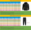 Conjunto Masculino de Moletom e Calça 2 Peças Primavera/Outono 2026, Novo, para Corrida ao Ar Livre, Corta-Vento, com Zíper, Quente, Roupa Esportiva Masculina