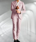 Green Linen Male Suits Wedding Tuxedo Business Fashion Blazer Sets Custom Made Two Pieces (Jacket+Pants) Conjuntos De Chaqueta