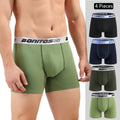 4pcs boxer shorts homem calcinha masculina boxer roupa interior de algodão para o sexo masculino casal sexy conjunto calecon tamanho grande lote macio