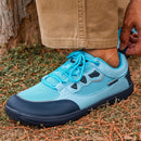 Oiaano descalço dedo do pé largo homem sapatos lazer tênis malha rendas até respirável conforto leve esportes caminhada correndo caminhadas