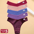 5 pçs/set algodão lingerie calcinha sexy roupa interior feminina tangas cuecas femininas calcinha tanga biquíni sólido 13 cores