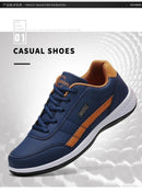 Yrzl sapatos masculinos primavera outono tênis de caminhada à prova dwaterproof água lazer masculino sapatos esportivos de couro antiderrapante calçado tênis para homem