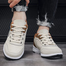 2025 sapatos masculinos primavera outono à prova dwaterproof água tênis de caminhada lazer masculino sapatos esportivos de couro antiderrapante calçado tênis para homem