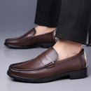Mocassins de Couro Masculinos Casuais Slip-on Respiráveis Confortáveis para Caminhada e Escritório – Coleção Verão 2026