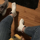 Botas Femininas de Couro Genuíno com Salto Baixo e Bico Dividido, Design de Luxo e Moda, Novidade Outono Inverno 2026