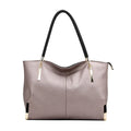 Bolsa feminina de couro genuíno foxer, design elegante e luxuoso, bolsa de ombro feminina, bolsa tote de grande capacidade, melhor presente para mãe, esposa