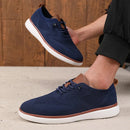 Moda avant garde sapatos esportivos masculinos malha respirável aparência na moda sapatos planos versátil rua sapatos casuais