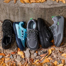 Oiaano descalço dedo do pé largo homem sapatos lazer tênis malha rendas até respirável conforto leve esportes caminhada correndo caminhadas
