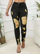 2026 verão novas mulheres jeans rasgados moda alta estiramento magro denim lápis calças finas confortáveis jeans de malha S-2XL