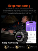 NOVO 2026 Smartwatch GPS Militar para Atividades ao Ar Livre com Mapa Offline, GPS L1+L2 de Banda Dupla, Bússola, Ciclismo, Corrida, Natação, Monitor de Frequência Cardíaca e 10ATM