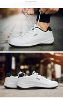 Yrzl sapatos masculinos primavera outono tênis de caminhada à prova dwaterproof água lazer masculino sapatos esportivos de couro antiderrapante calçado tênis para homem