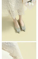 Sapatos Femininos de Bico Fino e Sola Baixa, Elegantes e Confortáveis, Estilo Coreano para Uso Diário na Primavera e Outono