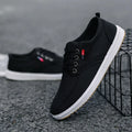 Novos tênis masculinos de lona, sapatos casuais respiráveis para homens, sapatos confortáveis para dirigir, tênis com cadarço, zapatillas de hombre