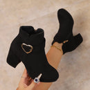 2025 novas mulheres antiderrapantes botas de tornozelo plataforma zíper salto alto botas curtas confortáveis sapatos de designer feminino zapatos de mujer