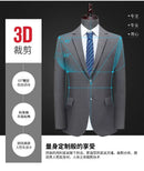 8xl terno (blazer + calças) moda negócios cavalheiro estilo italiano fino cor sólida terno profissional casamento noivo melhor homem terno