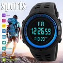 Relógio esportivo militar eletrônico masculino, luminoso, multifunções, LED, digital, relógio de pulso para meninos, estudantes, adolescentes, crianças
