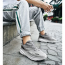 Primavera venda quente da temporada malha tênis de corrida masculino desportivo casual pai na moda tênis jovem respirável eva palmilha borracha o