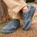 Oiaano descalço dedo do pé largo homem sapatos lazer tênis malha rendas até respirável conforto leve esportes caminhada correndo caminhadas