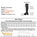 Outono inverno preto feminino acima do joelho botas altas saltos grossos 10.5cm plataforma 5cm estrela fivela rendas até zíper lateral botas longas