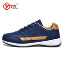 Yrzl sapatos masculinos primavera outono tênis de caminhada à prova dwaterproof água lazer masculino sapatos esportivos de couro antiderrapante calçado tênis para homem