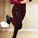 Pantalon Femme Feminino Preto Emendado   Calças femininas finas sexy calças casuais roupas de inverno feminina mulher pantaloni donna