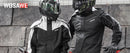Wosawe motocicleta capa de chuva terno prevenção jaqueta calças acampamento caminhadas pesca capa de chuva moto motociclista piloto chuva