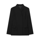 ETJ 2025 novo design de moda feminina corte tridimensional gola alta jaqueta de terno fino e calças casuais combinando