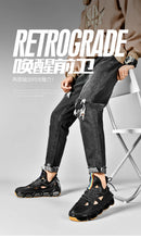 Tênis de corrida respirável de luxo masculino, Tênis Casual Masculino, Treinador de tênis, Mocassins Moda Corrida