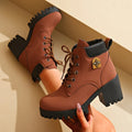 2024 novo inverno botas de salto feminino alta qualidade rendas moda designer sapatos casuais confortáveis botas de salto sapatos para mulher