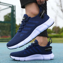 Novo verão sola macia tênis de corrida dos homens malha respirável sapatos casuais confortáveis moda versátil sapatos de exercício ao ar livre
