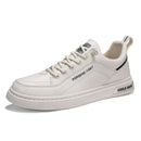 Sapatos casuais masculinos sem cadarço para todas as estações, novos, respiráveis, leves, com sola macia, para caminhada ao ar livre, sapatos brancos para estudantes.