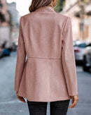 Blazer Feminino de Manga Longa, Cardigã Casual Chic Francês, Casaco Feminino, Vestuário Feminino