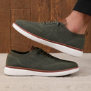 Moda avant garde sapatos esportivos masculinos malha respirável aparência na moda sapatos planos versátil rua sapatos casuais