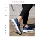 Yrzl novos tênis de corrida para homens respirável sapatos esportivos de pouco peso moda verão respirável tênis para homem plus size 39-46