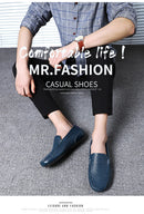 Sapatos Casuais Masculinos de Verão 2026, Marca de Luxo, Couro Genuíno, Mocassins Masculinos Vazados Respiráveis, Sapatos de Dirigir Slip-on