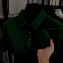 Camisa Polo Masculina Premium de Verão 2026, Secagem Rápida, Respirável, Casual, Moda Empresarial, Esportiva, Manga Curta, Roupa Masculina