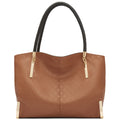 Bolsa feminina de couro genuíno foxer, design elegante e luxuoso, bolsa de ombro feminina, bolsa tote de grande capacidade, melhor presente para mãe, esposa