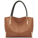 Bolsa feminina de couro genuíno foxer, design elegante e luxuoso, bolsa de ombro feminina, bolsa tote de grande capacidade, melhor presente para mãe, esposa