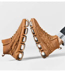 Tênis de corrida respirável de luxo masculino, Tênis Casual Masculino, Treinador de tênis, Mocassins Moda Corrida