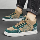 Sapato de skate alto masculino e infantil, sapato de caminhada casual com cadarço, tênis de luxo, novo, 2022