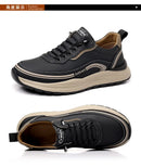 Mocassins masculinos de couro, confortáveis, respiráveis, leves, antiderrapantes, à prova d'água, sapatos casuais para atacado