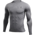 KELME Camisetas masculinas para corrida, camisas de compressão, musculação, esportes, mangas compridas, exercícios, treino, fitn