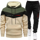 Conjunto de Moletom Masculino Paris Fashion: Moletom com Capuz e Calça Jogger para o Dia a Dia, Esportivo, Tendência Urbana, Agasalho Quente